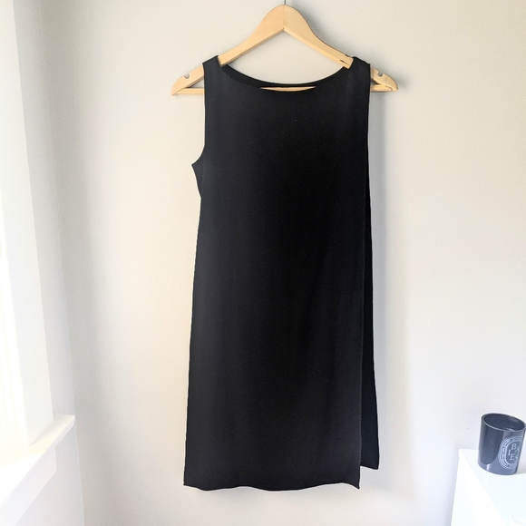 WHBM Little Black Shift Dress - Picture 2 of 3
